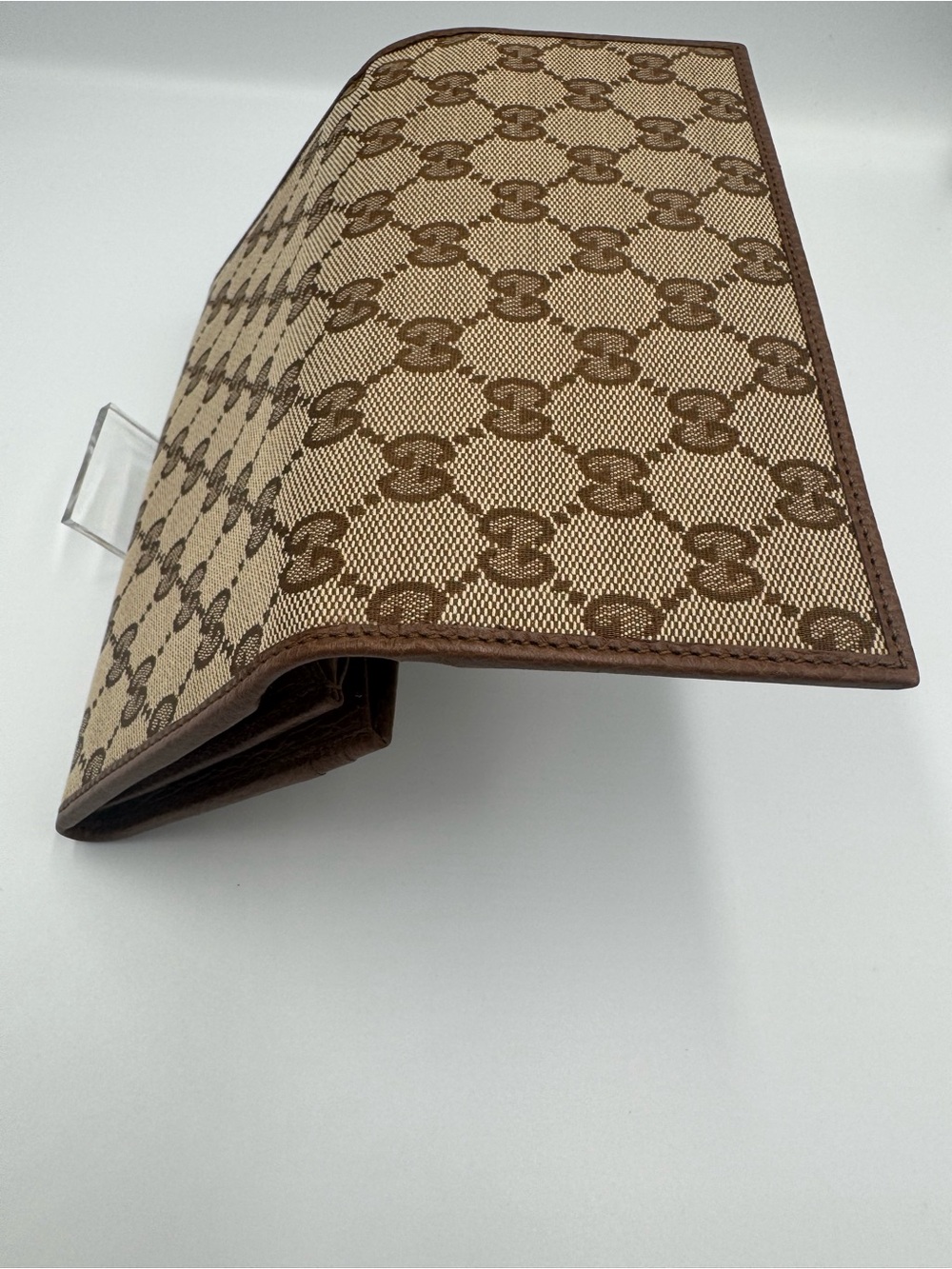 Gucci Original GG Canvas Continental Wallet 346058 KY9LG Beige Brown Vintage - Picture 10 of 17